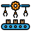 Factory manufacturing icon